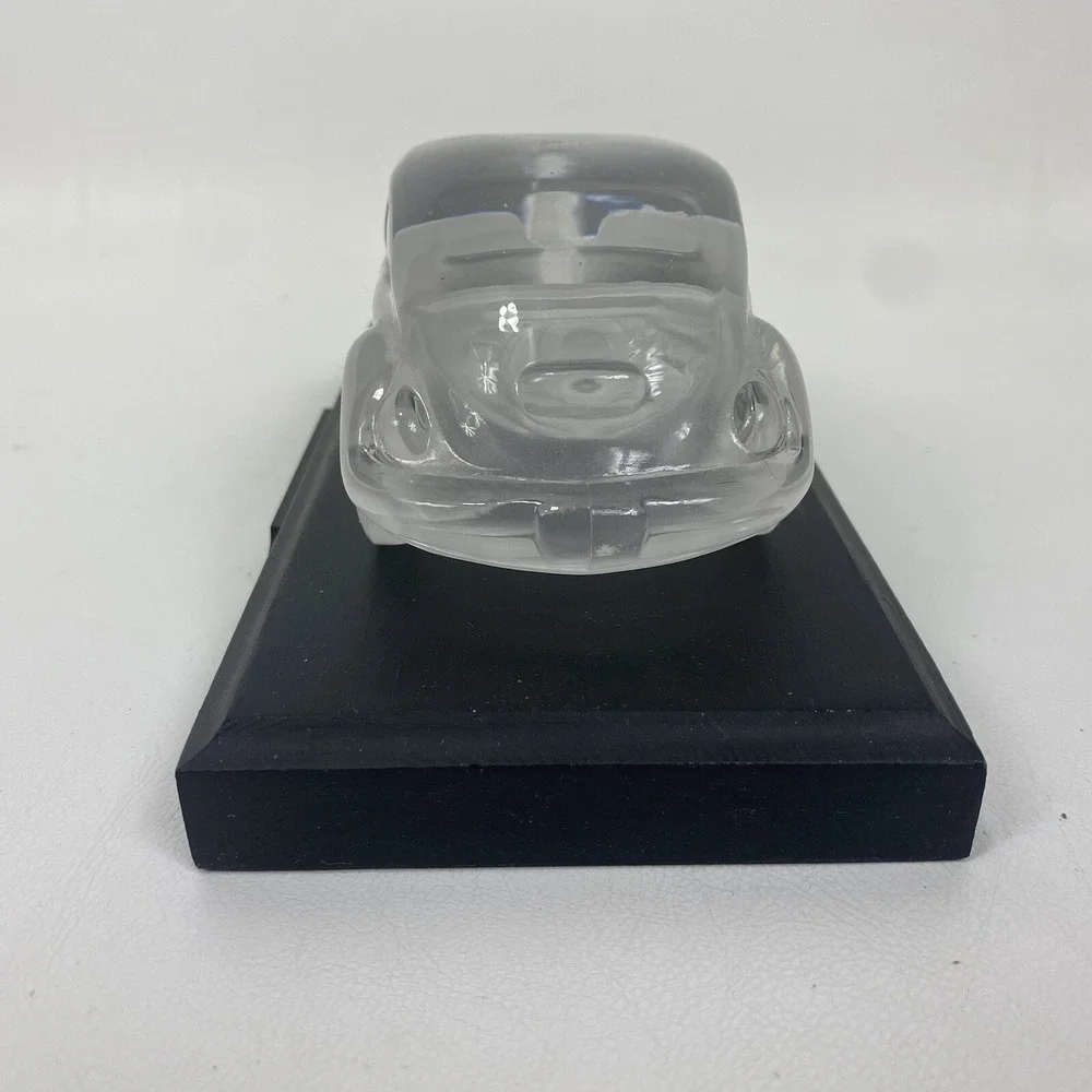 VW Beetle Magic Cristal 24% Lead Crystal Nachtmann West Germany With Base Glass‎